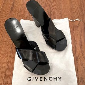 Givenchy Black Sandal Size 39